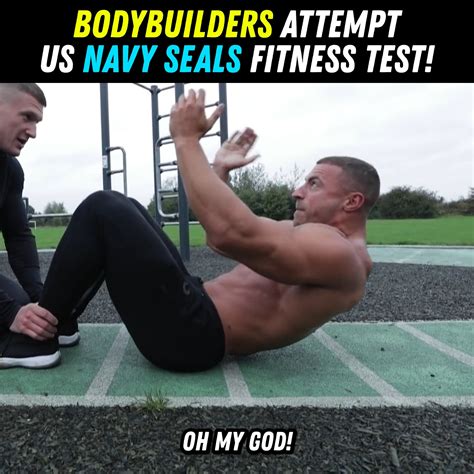 Bodybuilders try the US Navy Seals Fitness Test without practice